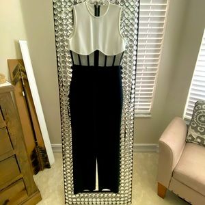 Black and white jumpsuit